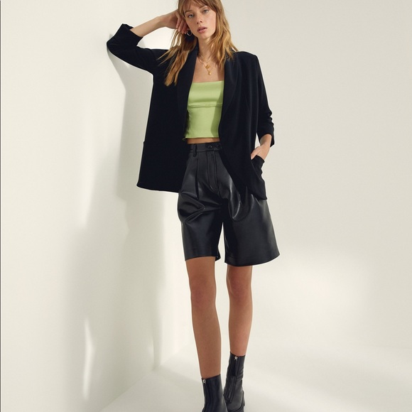 ARITZIA Wilfred Black Chevalier Jacket - Picture 8 of 13